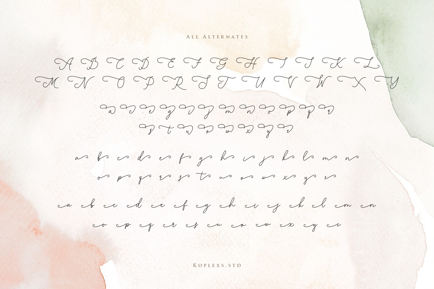 Lovely Pretty - Modern Handwritten Font