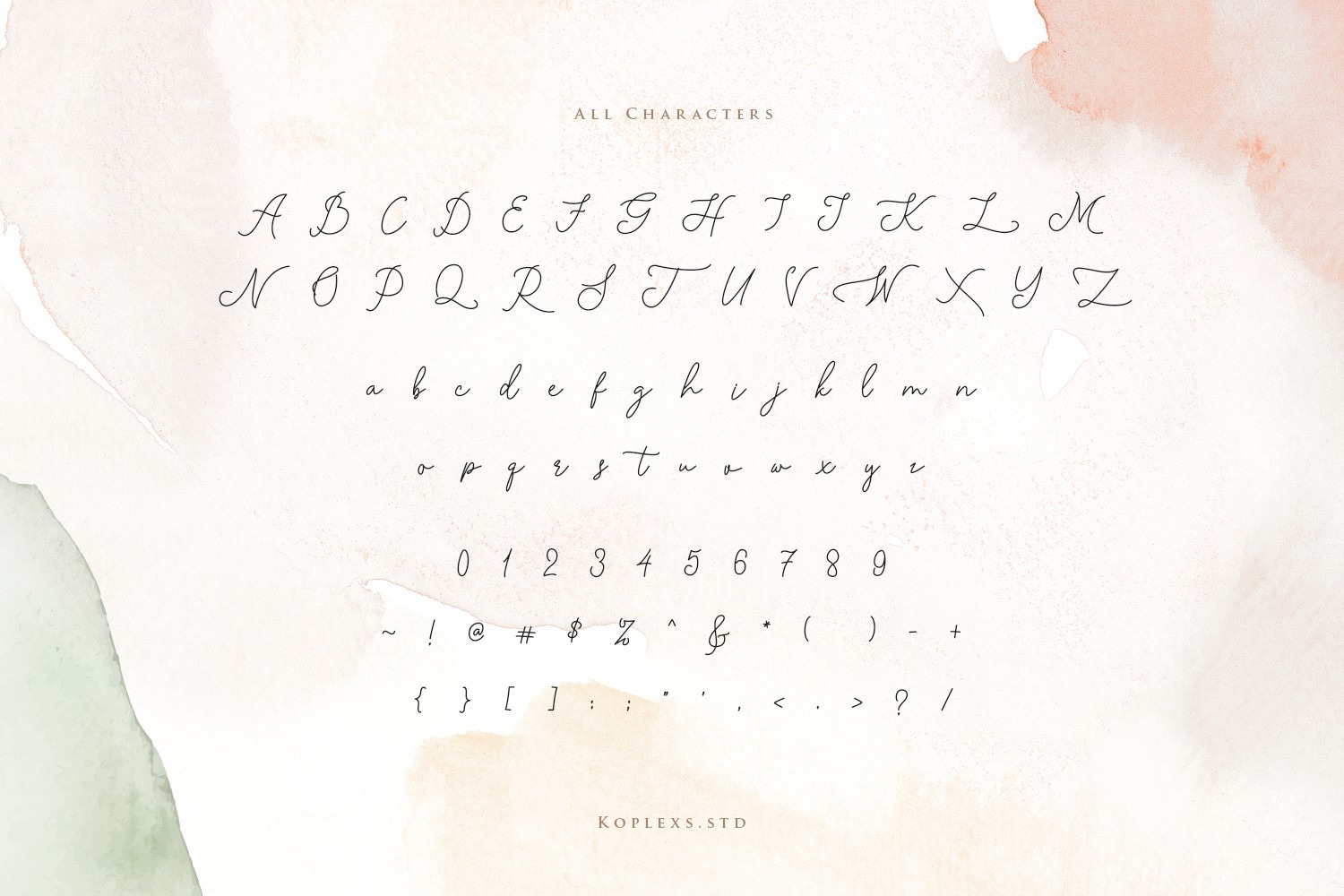 Lovely Pretty - Modern Handwritten Font