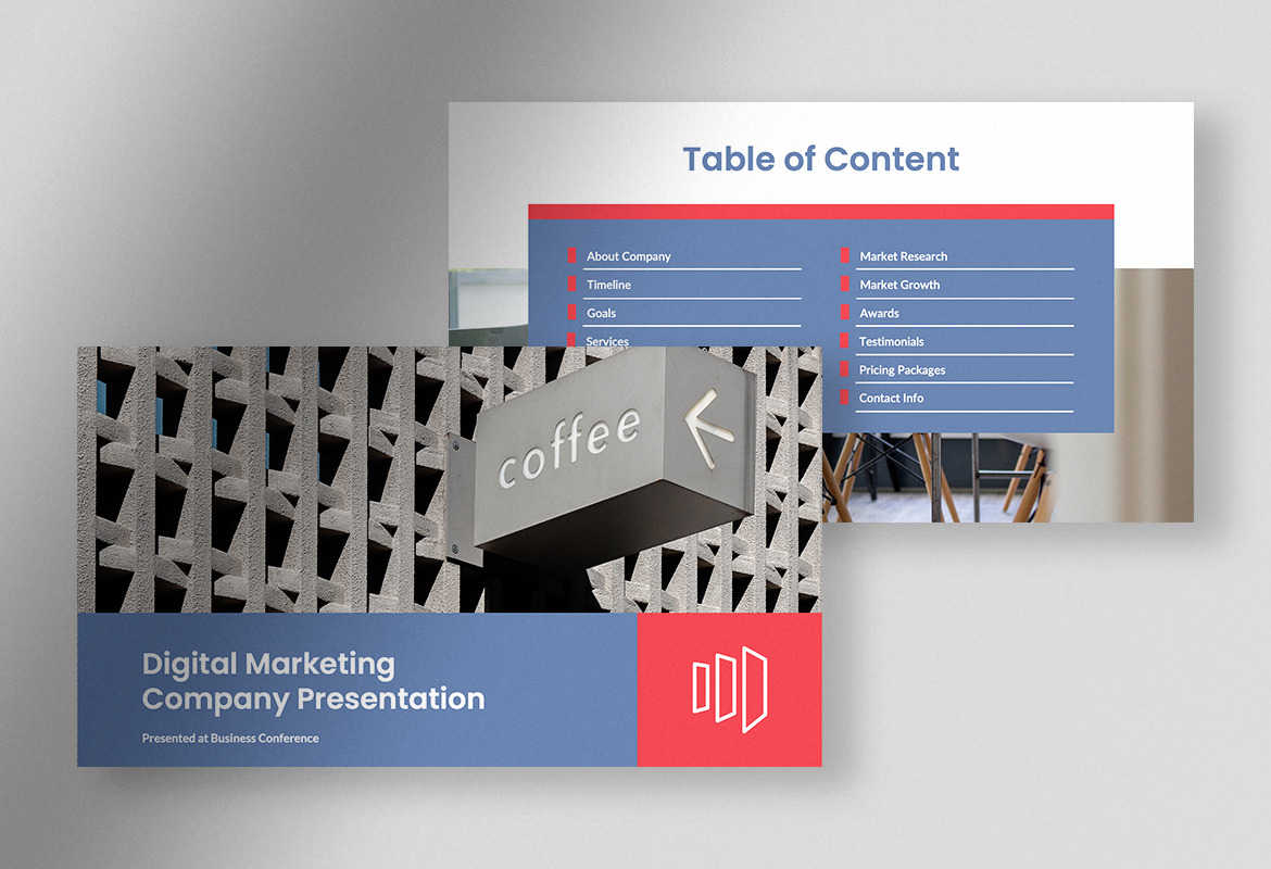 Matrix – Provence Blue Simple Modern Digital Marketing Presentation Matrix – Provence Blue Simple Modern Digital Marketing Presentation