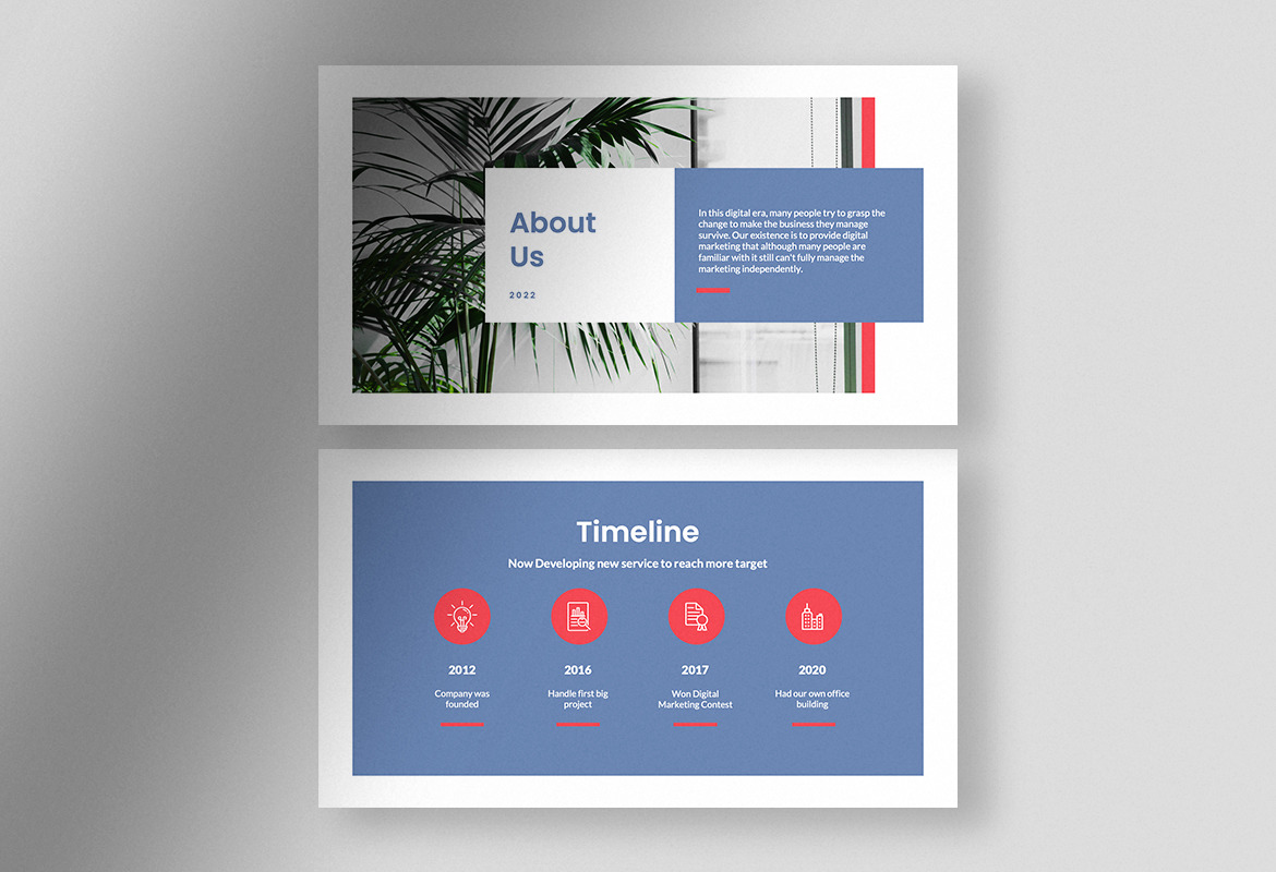 Matrix – Provence Blue Simple Modern Digital Marketing Presentation Matrix – Provence Blue Simple Modern Digital Marketing Presentation
