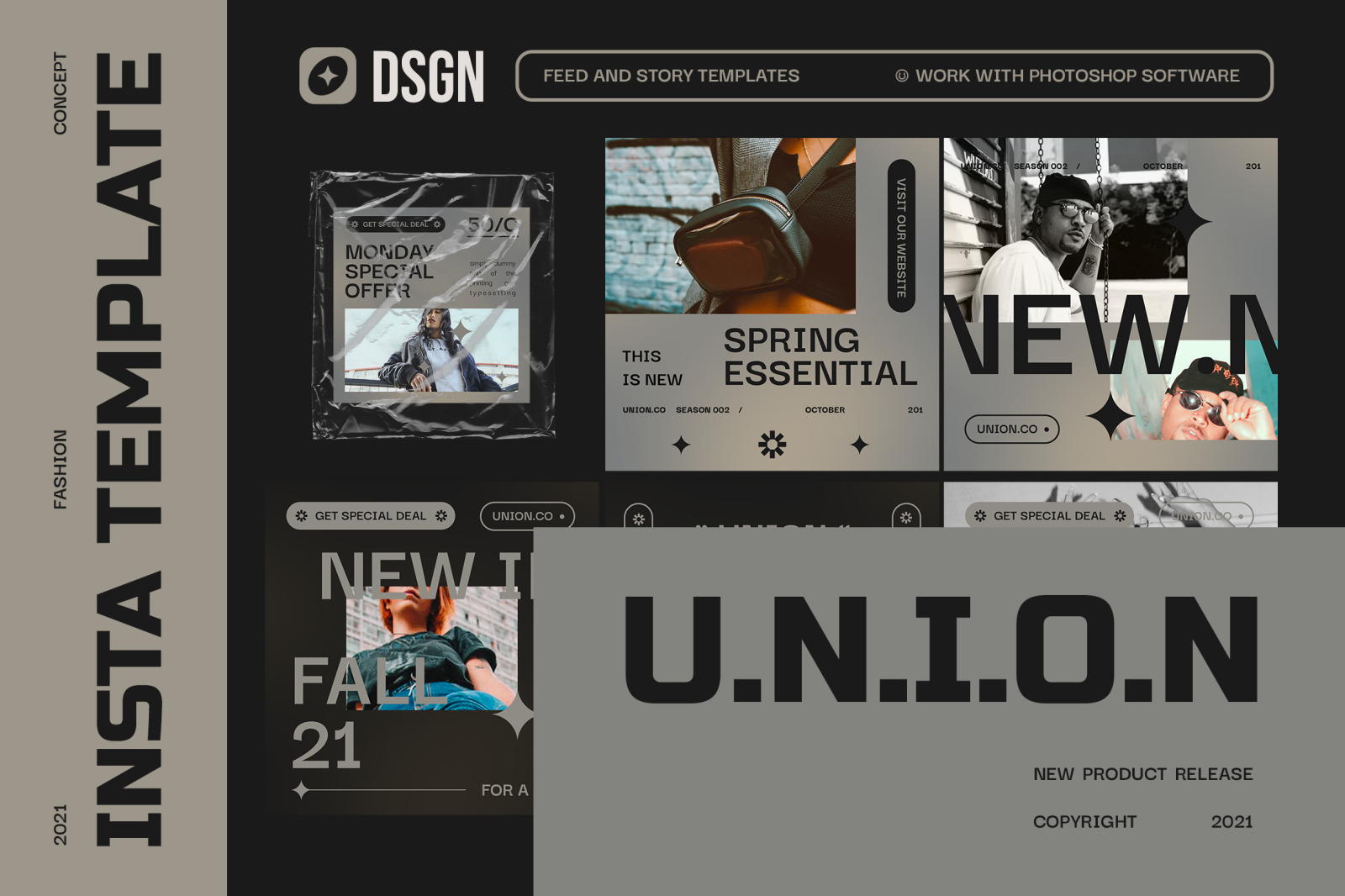UNION Instagram Template UNION Instagram Template
