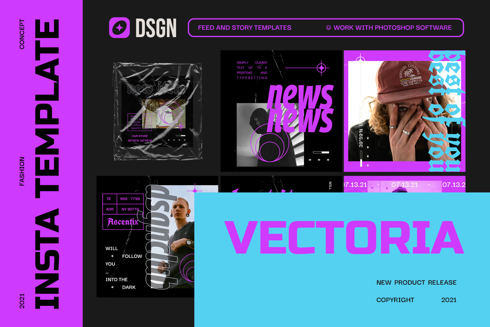 VECTORIA Instagram Template VECTORIA Instagram Template
