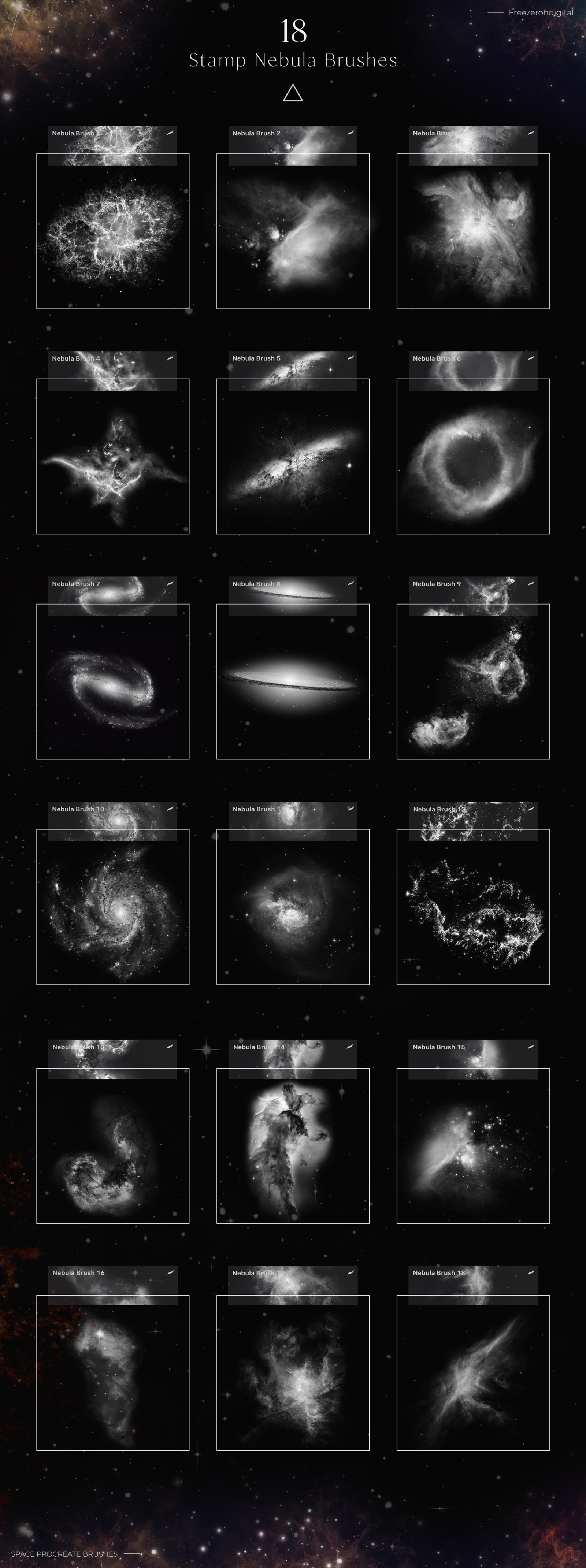 Space Procreate Brushes V 2.0 Space Procreate Brushes V 2.0