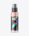Glass Cosmetic Foundation Bottle Mockup Glass Cosmetic Foundation Bottle Mockup