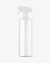 Frosted PET Spray Bottle Mockup