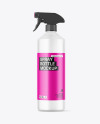 Frosted PET Spray Bottle Mockup