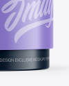 Matte Cosmetic Jar Mockup