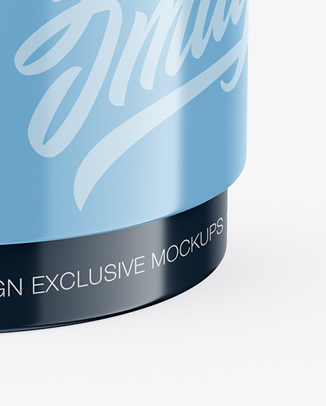 Glossy Cosmetic Jar Mockup