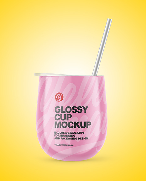 Glossy Cup Mockup