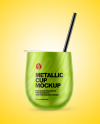 Metallic Cup Mockup