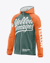 Men's Windbreaker Jacket Mockup - Half Side View