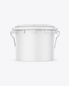 Matte Paint Bucket Mockup