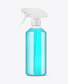 Clear PET Spray Bottle Mockup