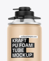 Kraft Pu Foam Tube Mockup