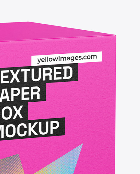 Textured Box Mockup