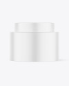 Matte Cosmetic Jar Mockup