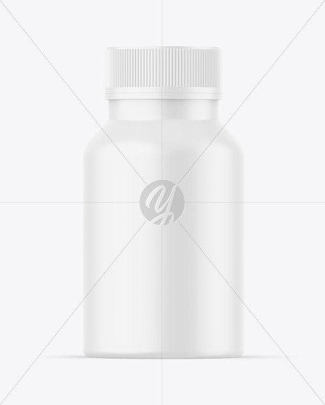 Matte Pills jar Mockup