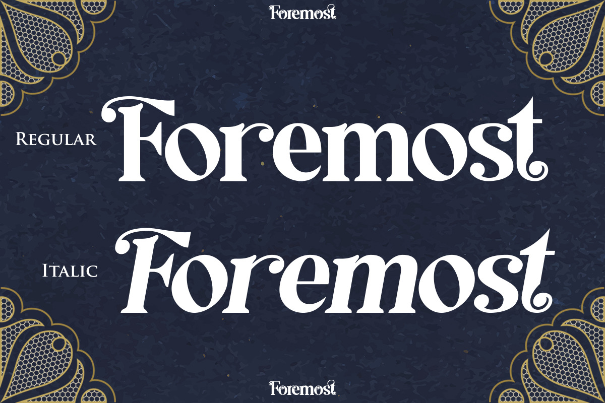 Foremost | Modern Serif