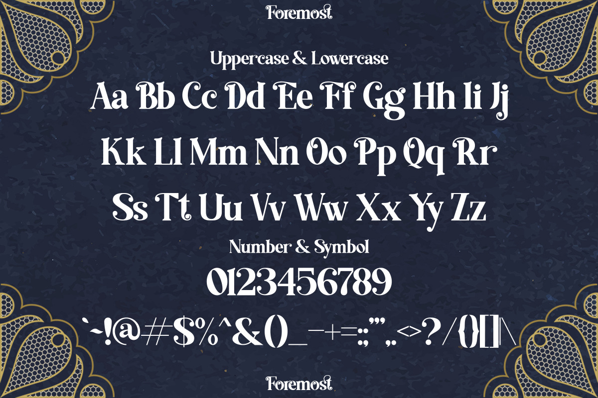 Foremost | Modern Serif Foremost | Modern Serif