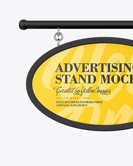 Advertising Stand Board Mockup