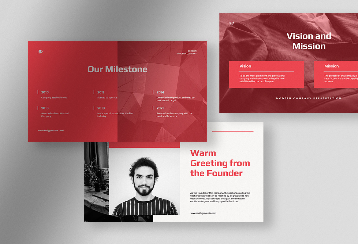 Deroive – Living Coral Modern Company Profile Presentation Deroive – Living Coral Modern Company Profile Presentation