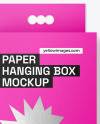 Paper Hanging Box Mockup