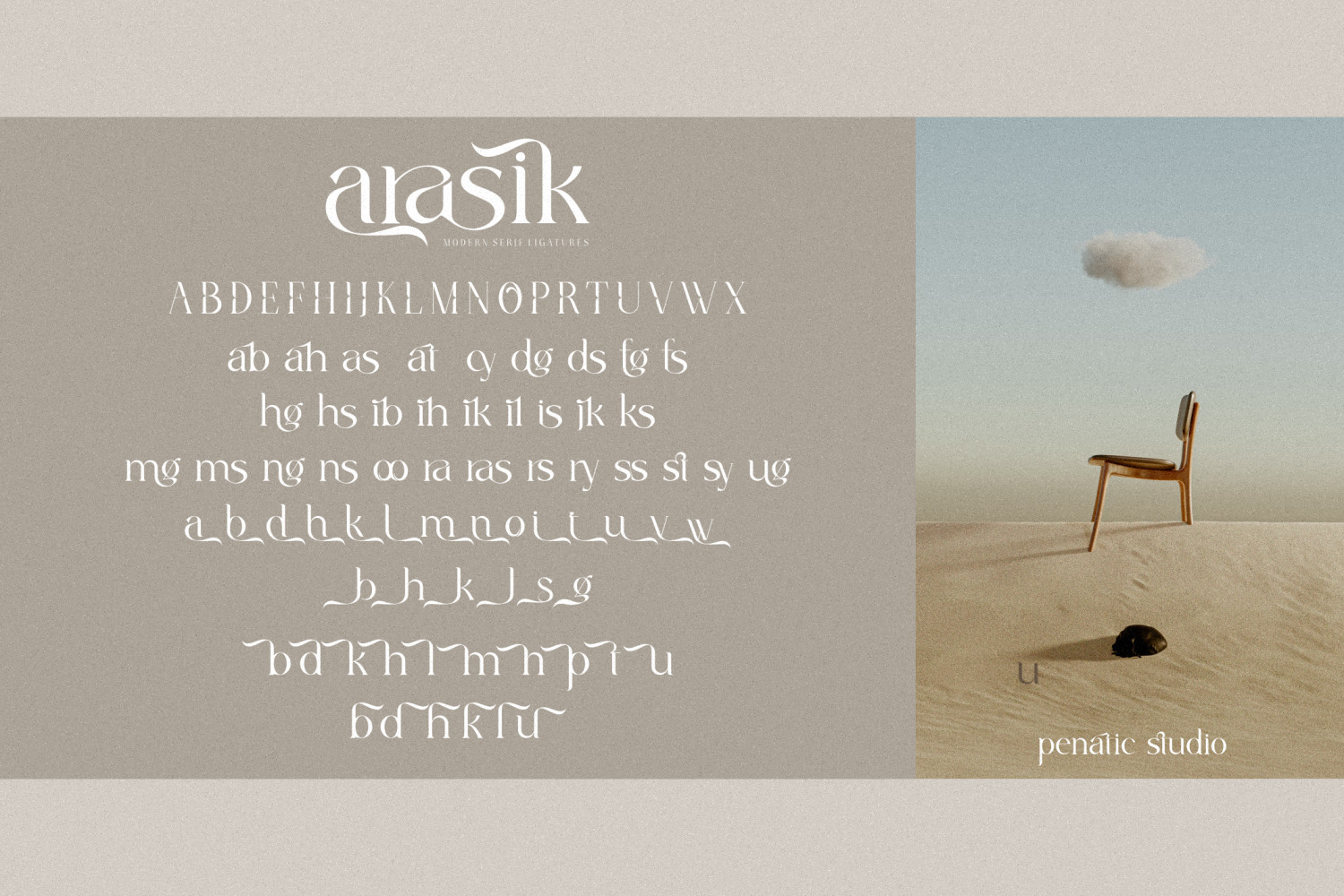 Arasik - Modern Serif Ligatures Arasik - Modern Serif Ligatures