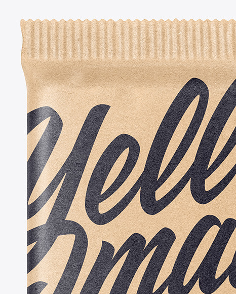 Kraft Paper Chocolate Bar Mockup