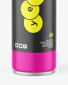 Matte Polish Aerosol Bottle Mockup