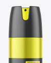 Matte Metallic Polish Aerosol Bottle Mockup