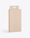 Kraft Paper Hanging Box Mockup