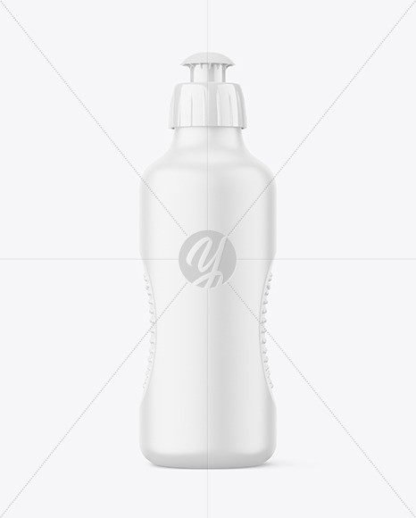 Matte Dishwashing Liquid Bottle Mockup