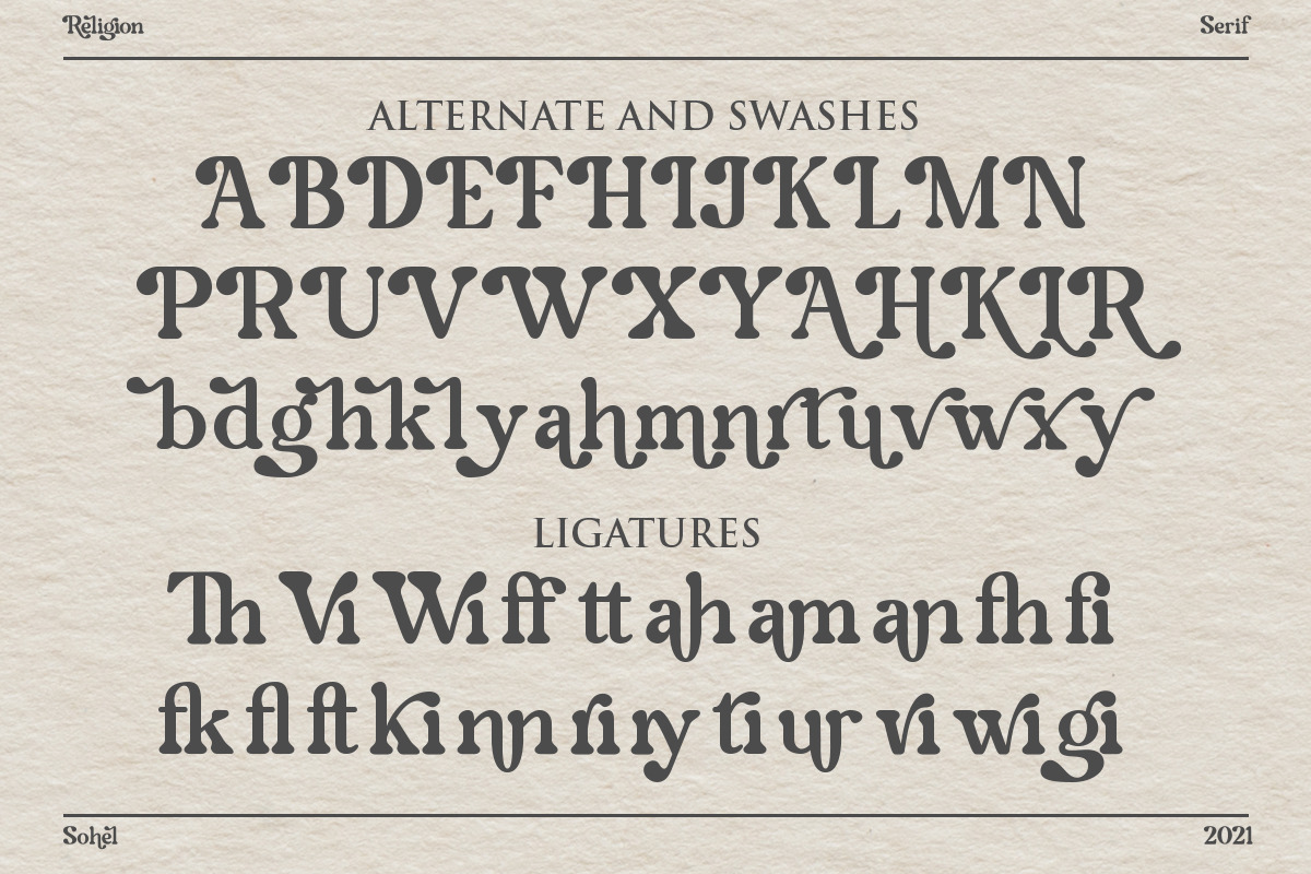 Religion | Modern Serif Religion | Modern Serif