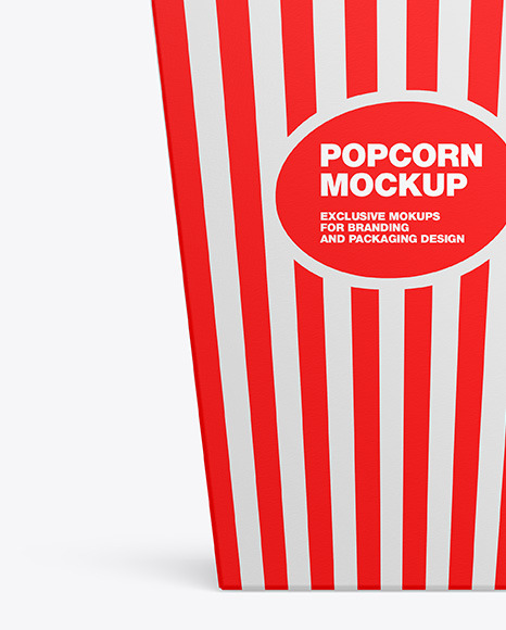 Popcorn Bag Mockup