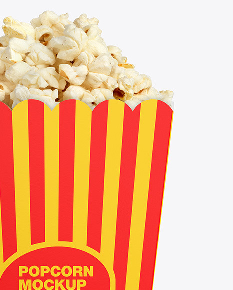 Popcorn Bag Mockup