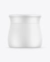 Matte Cosmetic Jar Mockup