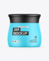 Matte Cosmetic Jar Mockup