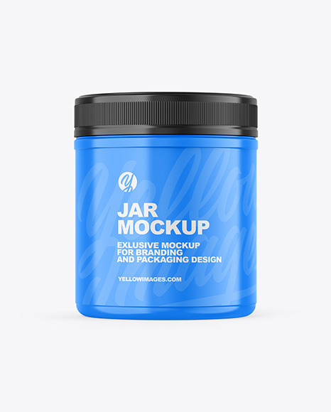 Glossy Jar Mockup