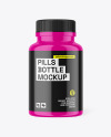 Glossy Pills Bottle Mockup