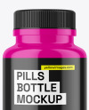 Glossy Pills Bottle Mockup