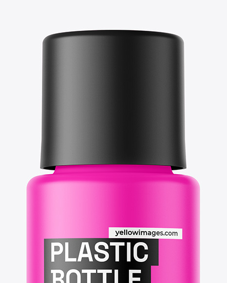 Matte Plastic Bottle Mockup Matte Plastic Bottle Mockup