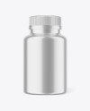 Metallic Pills Bottle Mockup