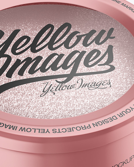 Metallized Eyeshadow Jar Mockup