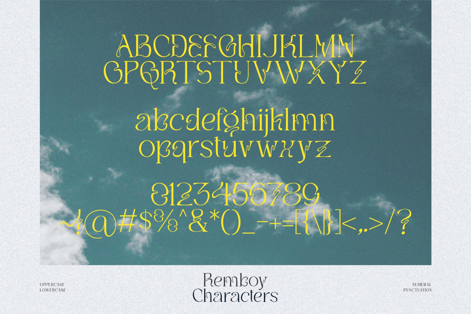 Remboy Typeface Remboy Typeface