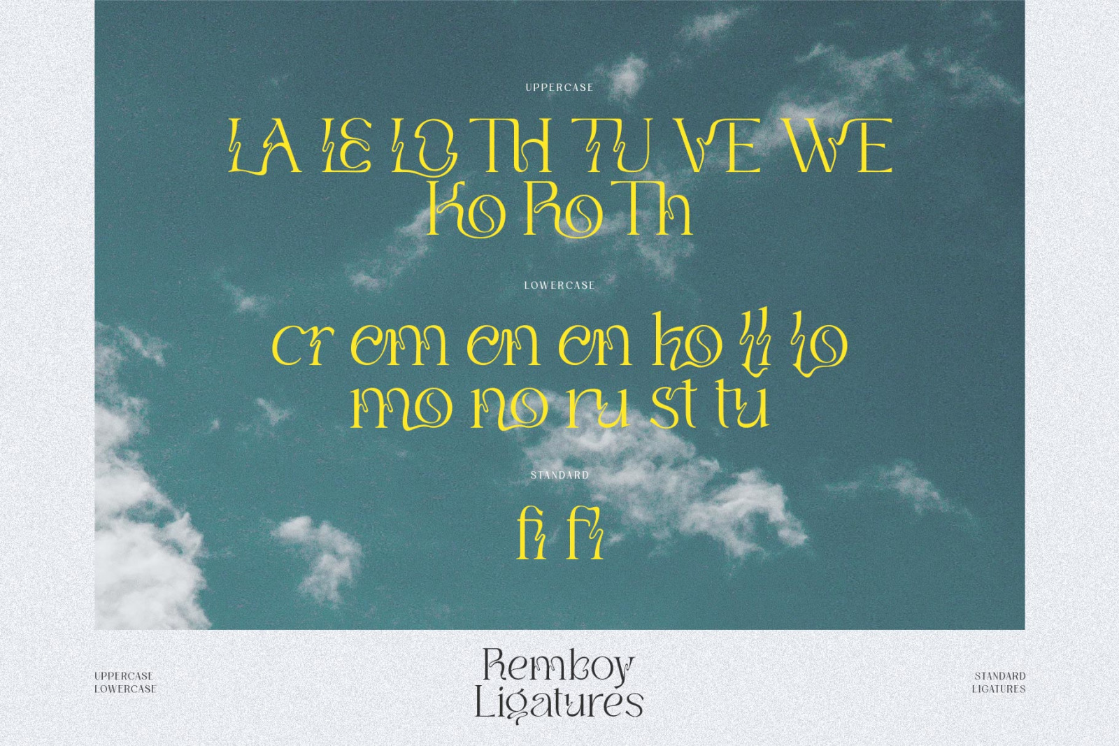 Remboy Typeface Remboy Typeface