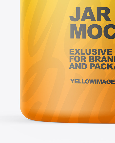 Matte Jar Mockup