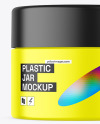 Matte Plastic Jar Mockup