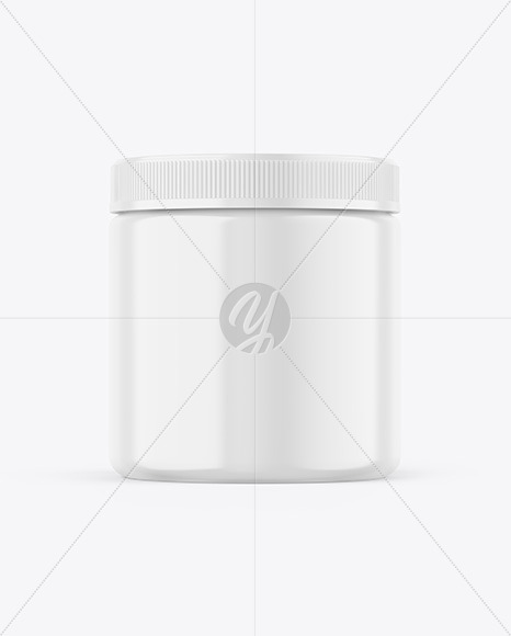 Glossy Jar Mockup