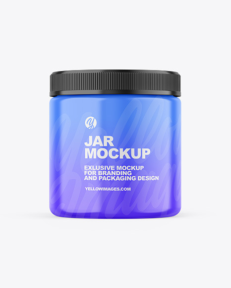 Glossy Jar Mockup