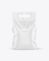 Glossy Food Bag Mockup